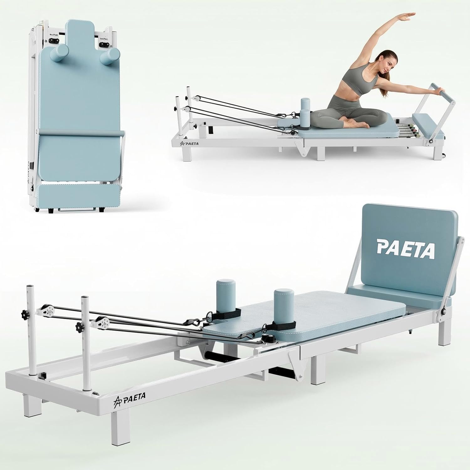 Pilates Reformer Spring - Foldable Pilates Reformer Machine for Home