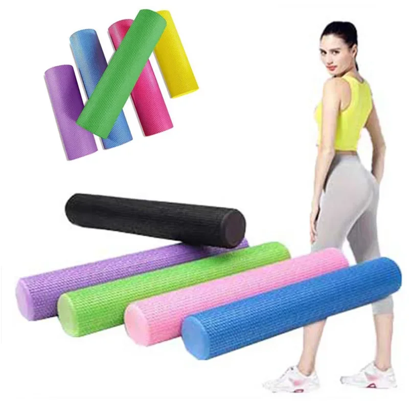 Pilates Yoga Shoes - 1x 30/45CM EVA Massage Roller Yoga