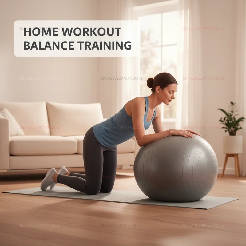 Anti-Burst Yoga Ball with Pump - Pilates Yoga Shoes recension och pris