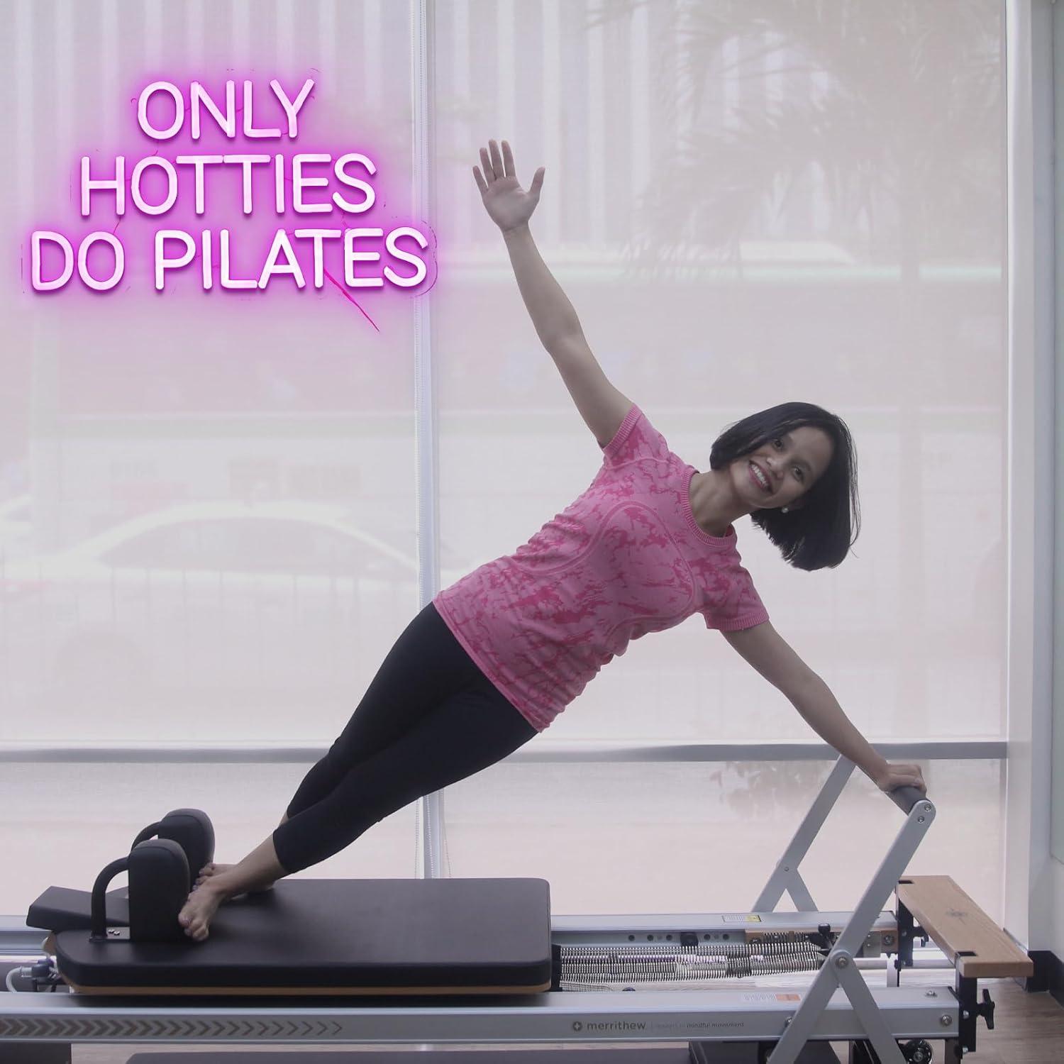 Only Hotties Do Pilates Neon S - Pilates Yoga Gifts recension och pris