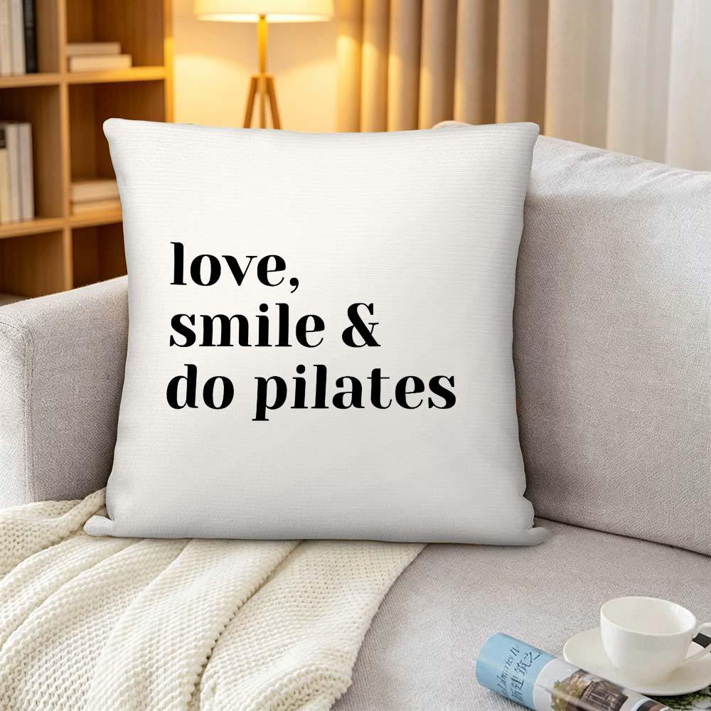 Love Smile Do Pilates Pillowca - Pilates Yoga Gifts recension och pris