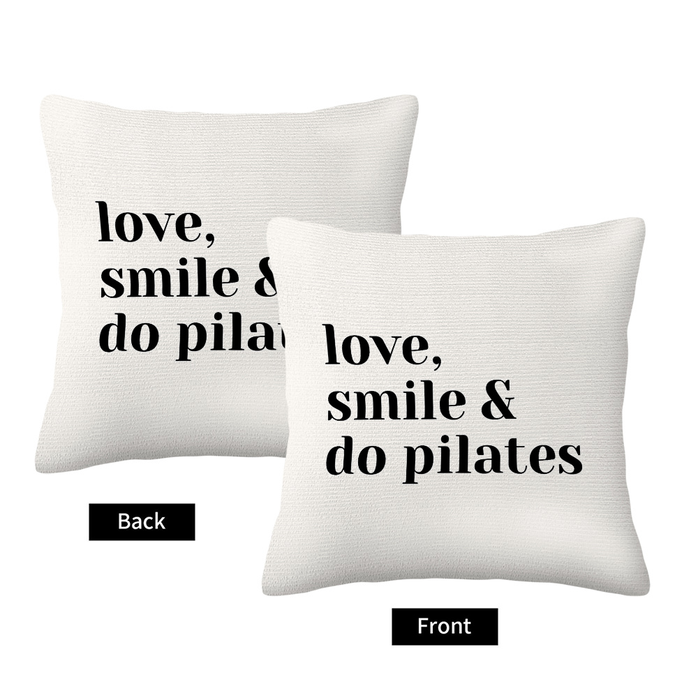 Love Smile Do Pilates Pillowca - Pilates Yoga Gifts recension och pris