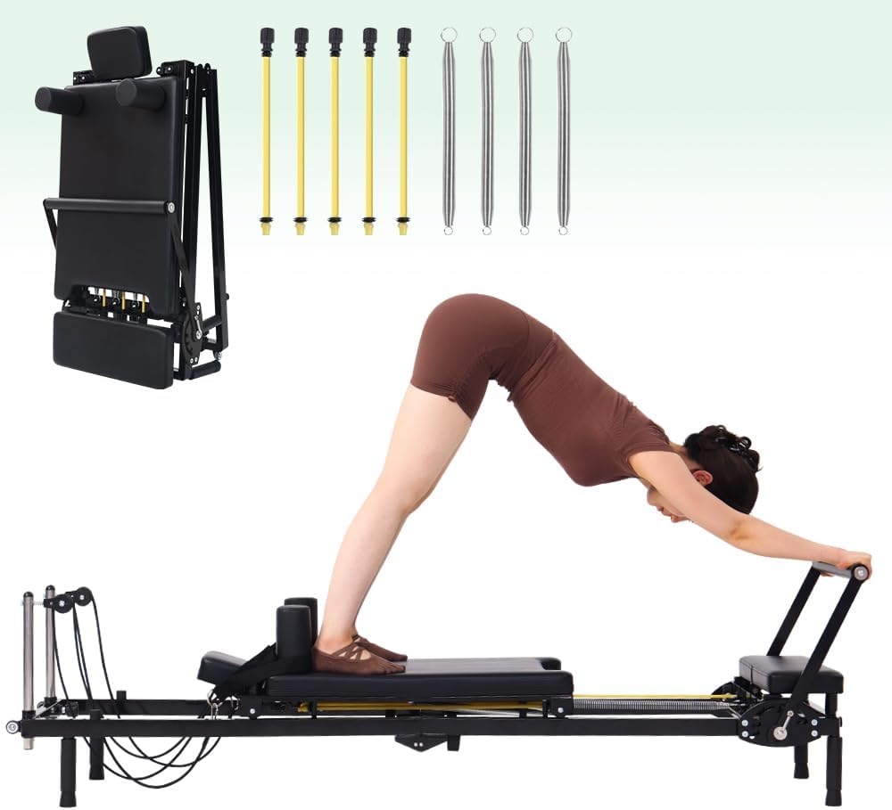Foldable Pilates Reformer Mach - Pilates Reformer Spring recension och pris