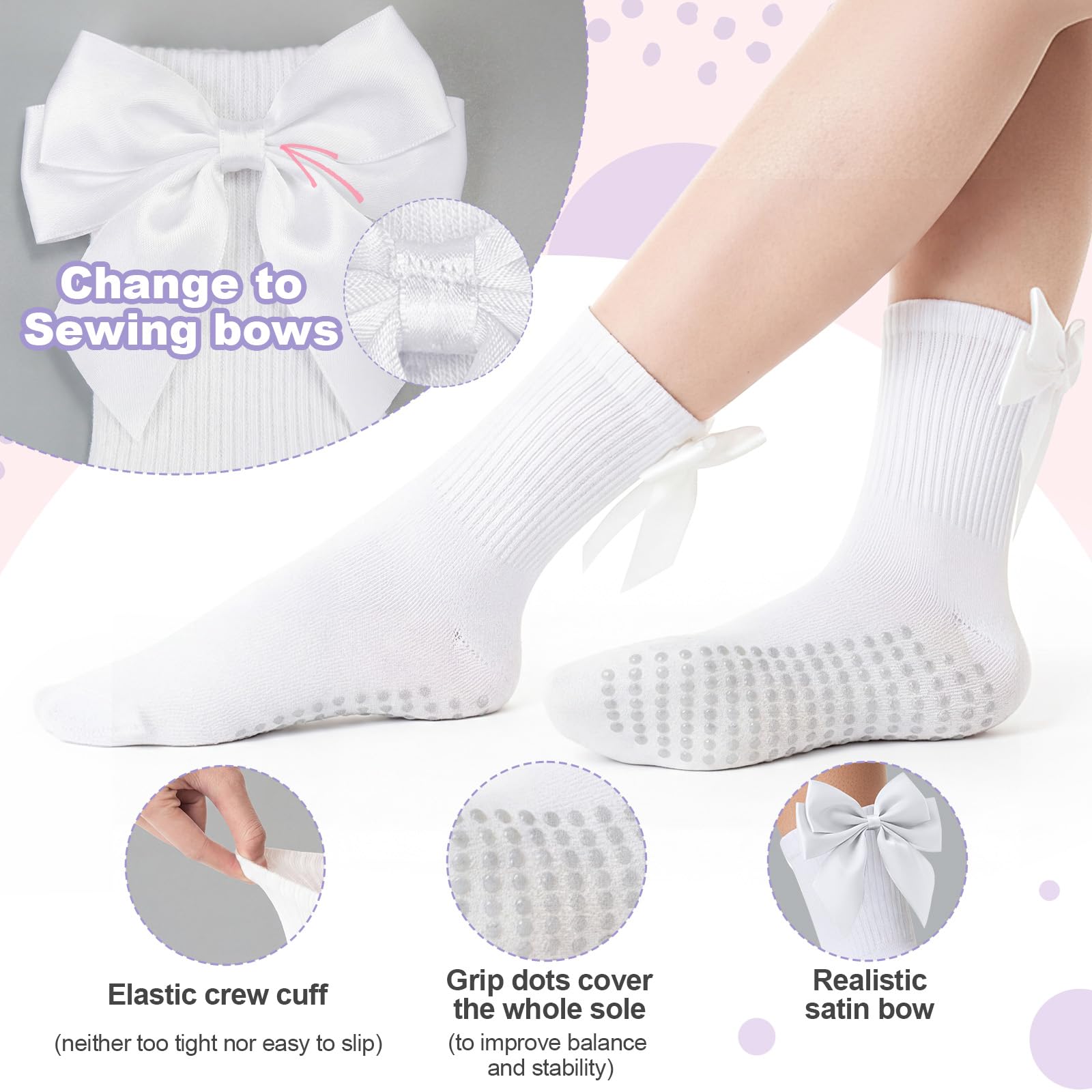 3 Pairs of Women's Non-Slip Pi - Pilates Yoga Gifts recension och pris