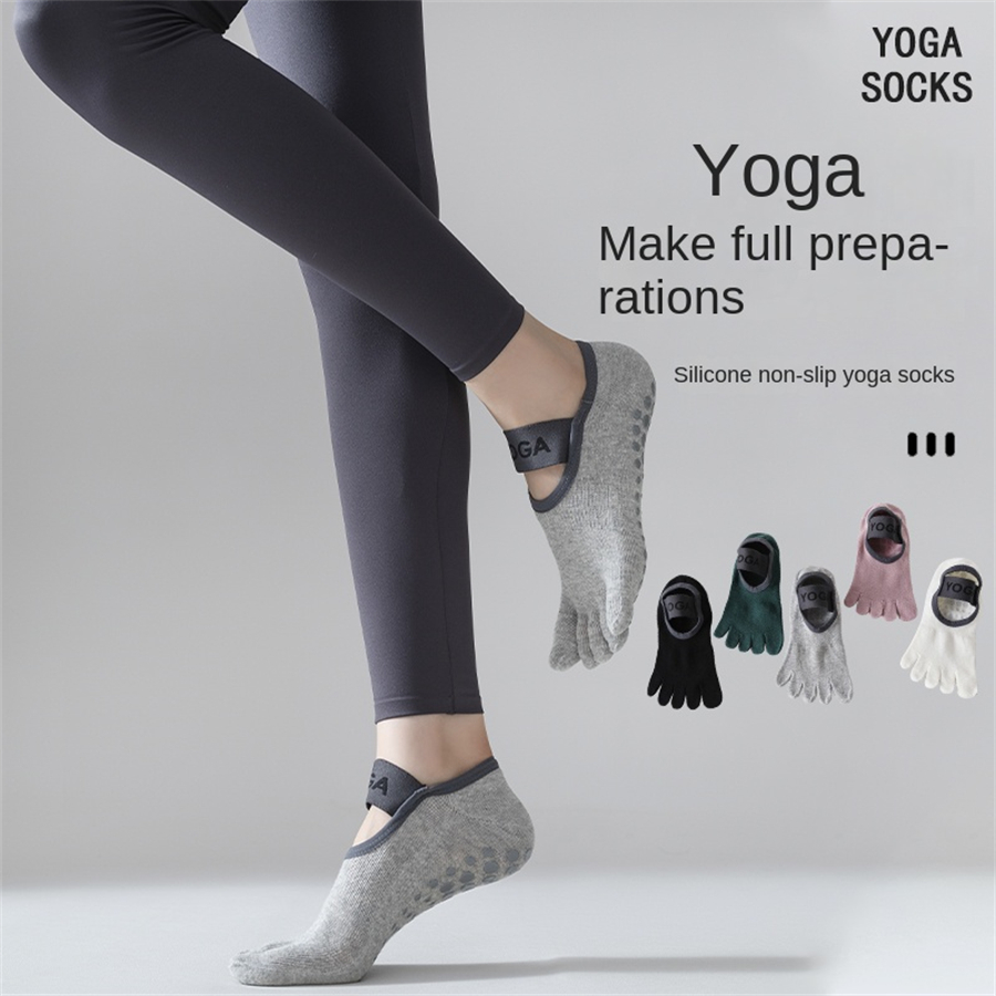 Anti-slip Pilates Socks with 5 - Pilates Yoga Barre recension och pris