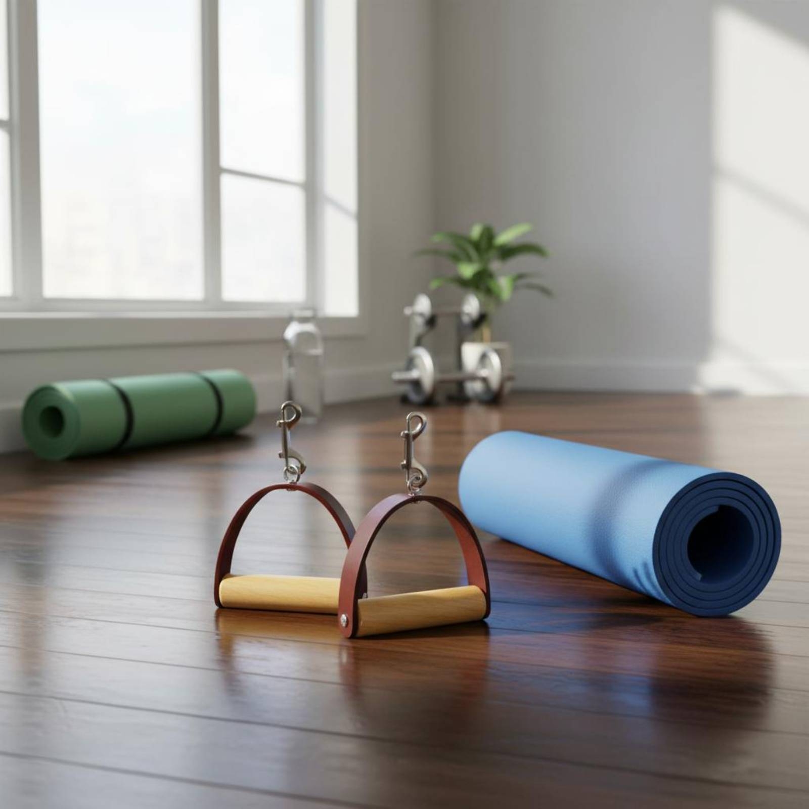 2Pcs/Set Pilates Leather Handl - Pilates & Yoga Unleashed International Academy Yonkers recension och pris