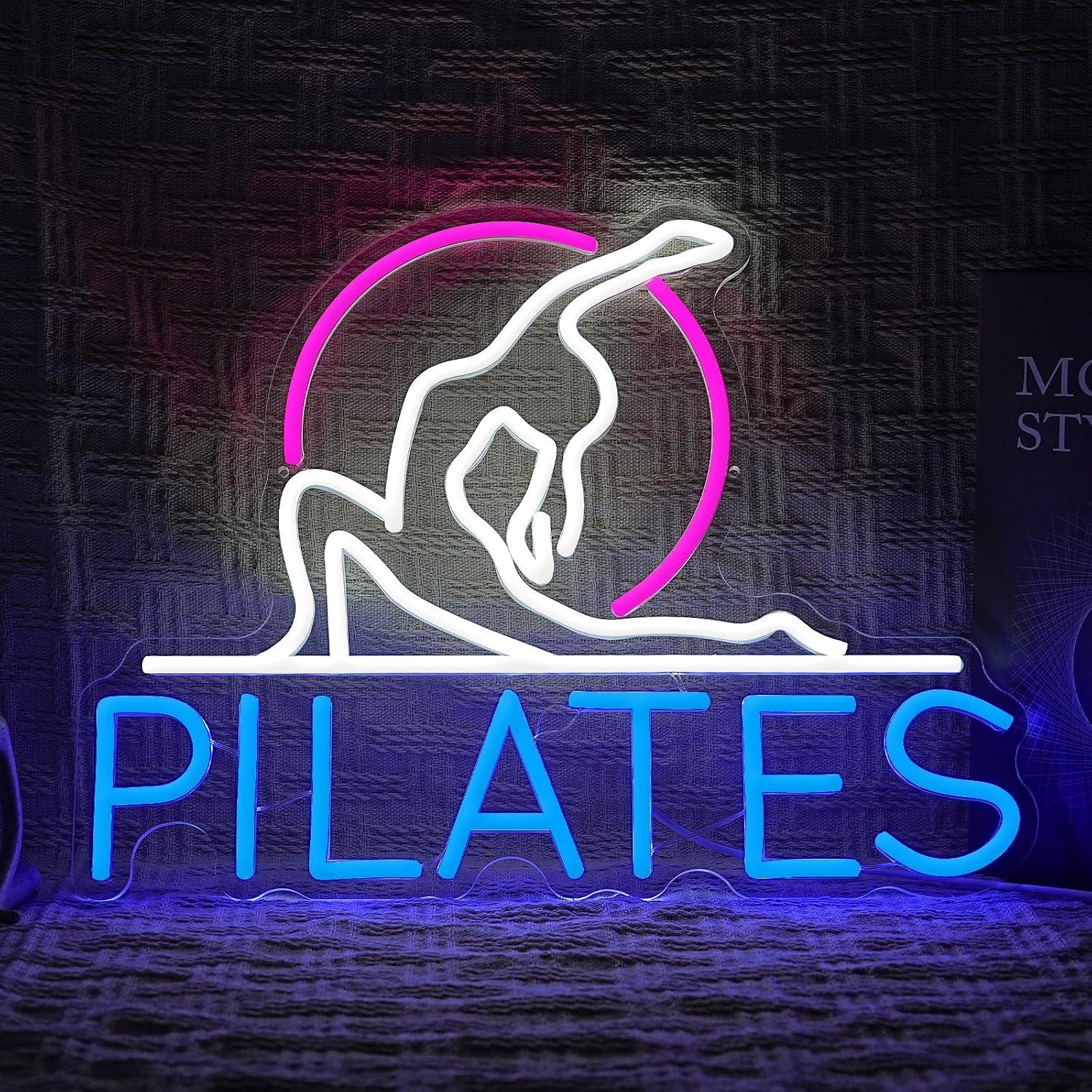 Yoga Pilates Neon Sign Dimmabl - Pilates Yoga Gifts recension och pris