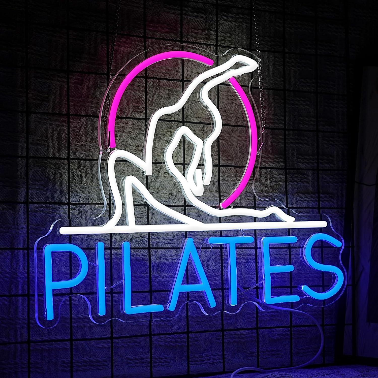 Yoga Pilates Neon Sign Dimmabl - Pilates Yoga Gifts recension och pris