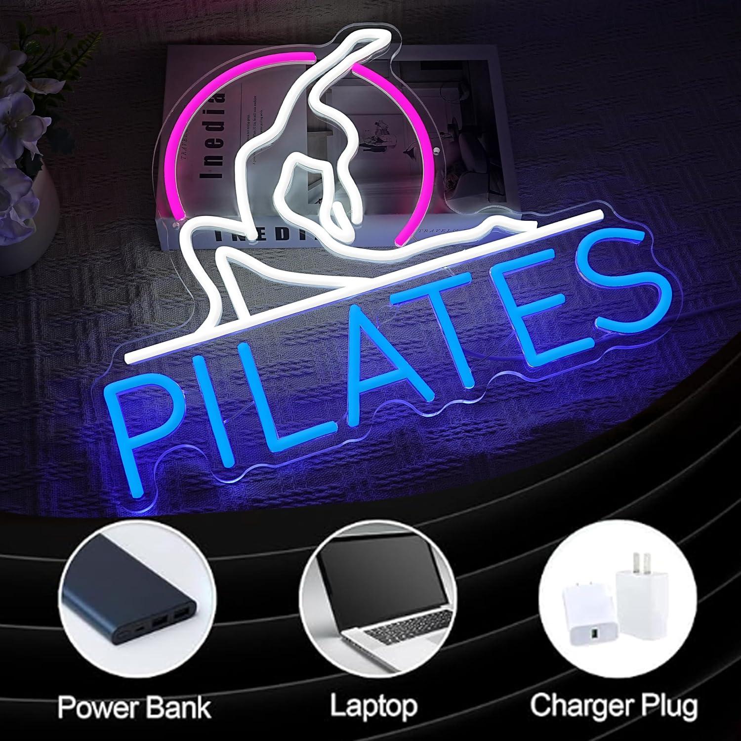 Yoga Pilates Neon Sign Dimmabl - Pilates Yoga Gifts recension och pris