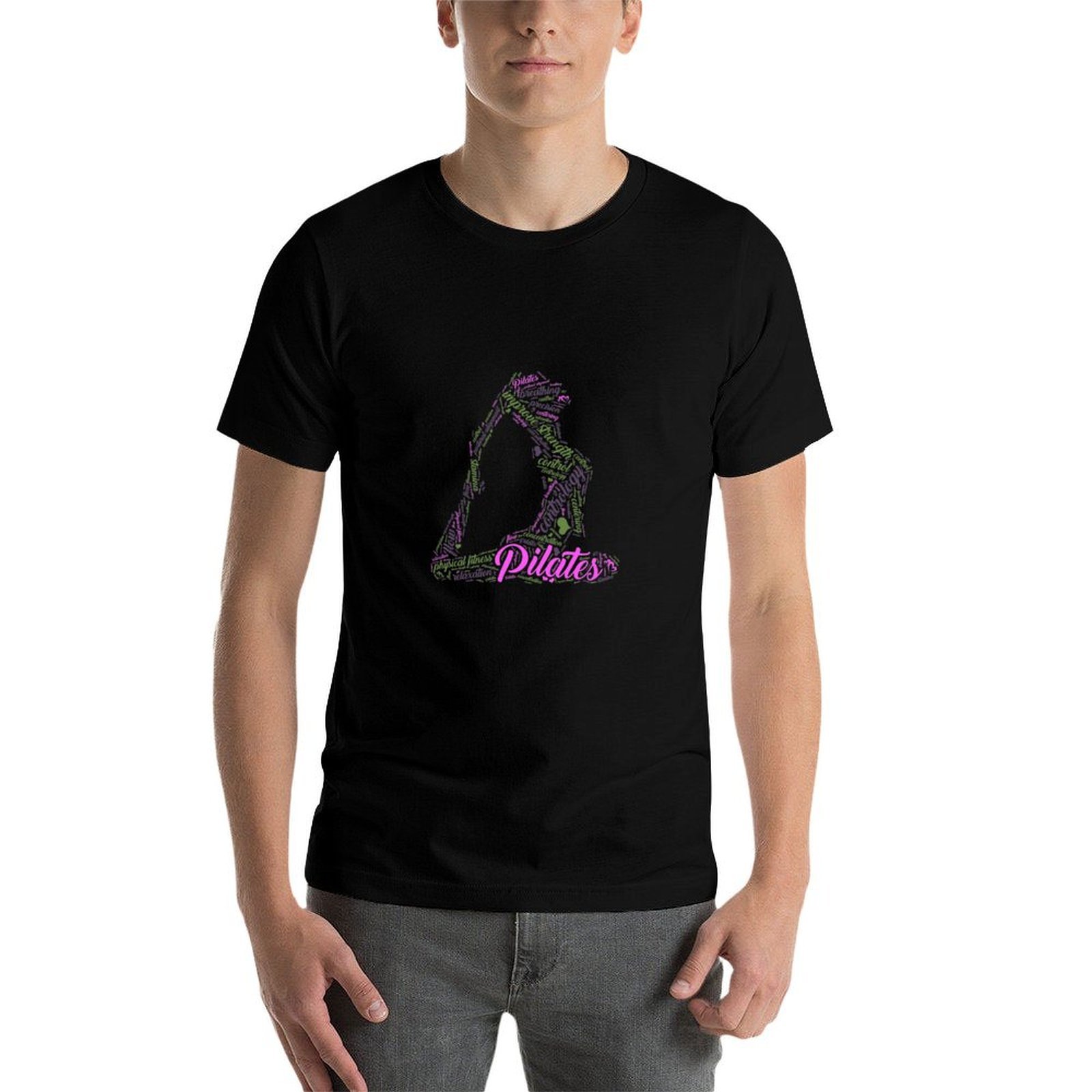 Womens Fun Word Cloud and Cute - Pilates Yoga Gifts recension och pris