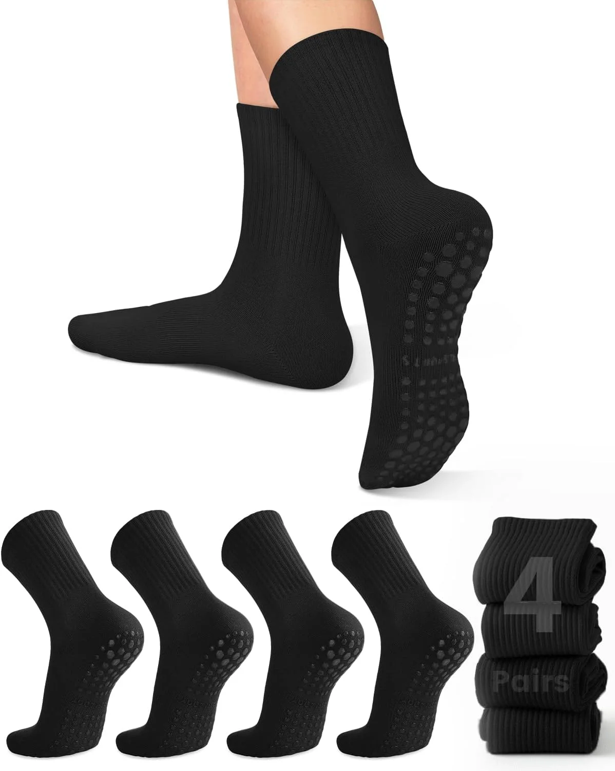 4 pairs of women's yoga socks, - Yoga Pilates Yoga recension och pris