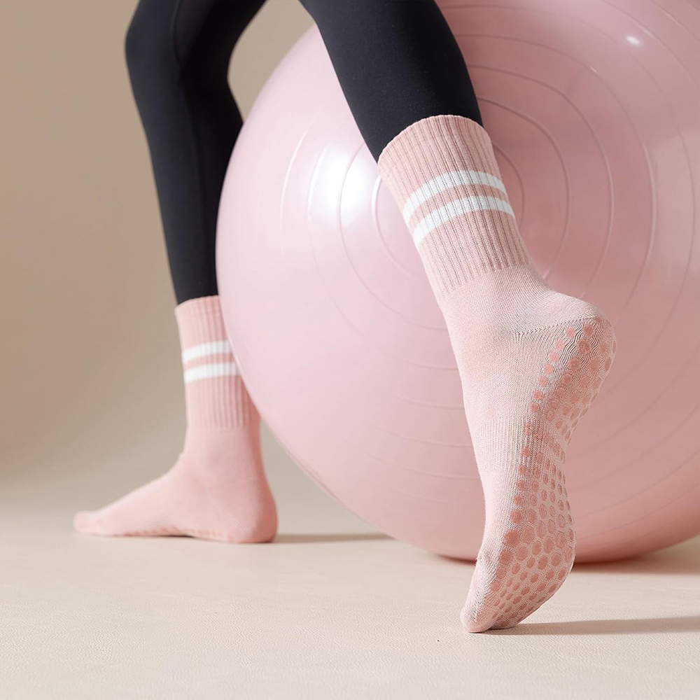 Yoga Pilates Socks with Grips  - Pilates Yoga Barre recension och pris