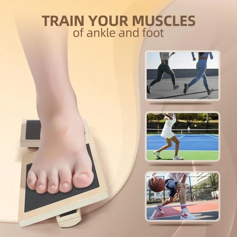 Wooden Single Foot Trainer Bal - Pilates Yoga Shoes recension och pris