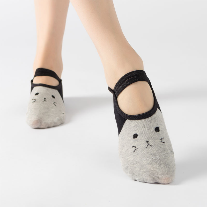Cute Cat Cartoon Yoga Socks Wo - Pilates Yoga Gifts recension och pris