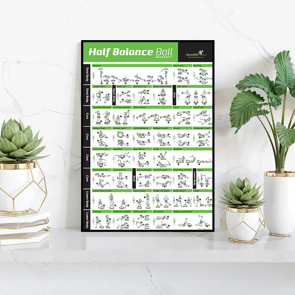 Pilates Training Chart Canvas  - Pilates Yoga Gifts recension och pris