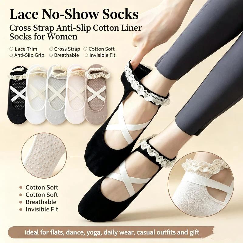 1Pairs Cute Lacework Pilates S - Yoga Pilates Yoga recension och pris