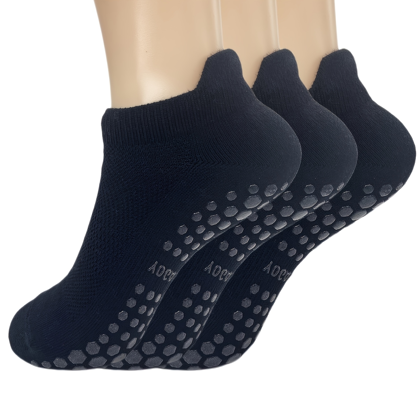 3 Pairs Grip Pilates Socks for - Pilates Yoga Barre recension och pris